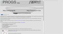 Desktop Screenshot of progs.be